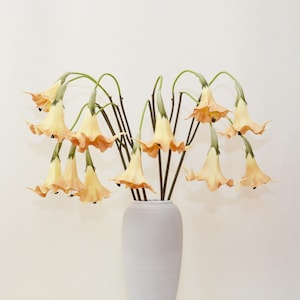 Faux Angel Trumpet, Brugmansia Aurea, Datura Aurea, Brugmansia Affinis, Brugmansia Suaveolens, Artificial Flower Craft, Wedding Floral Decor