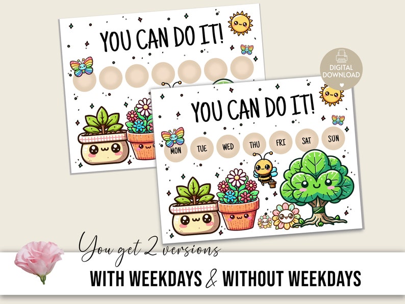 Toddler Reward Chart, Weekly Reward Chart, Preschool Printables ...