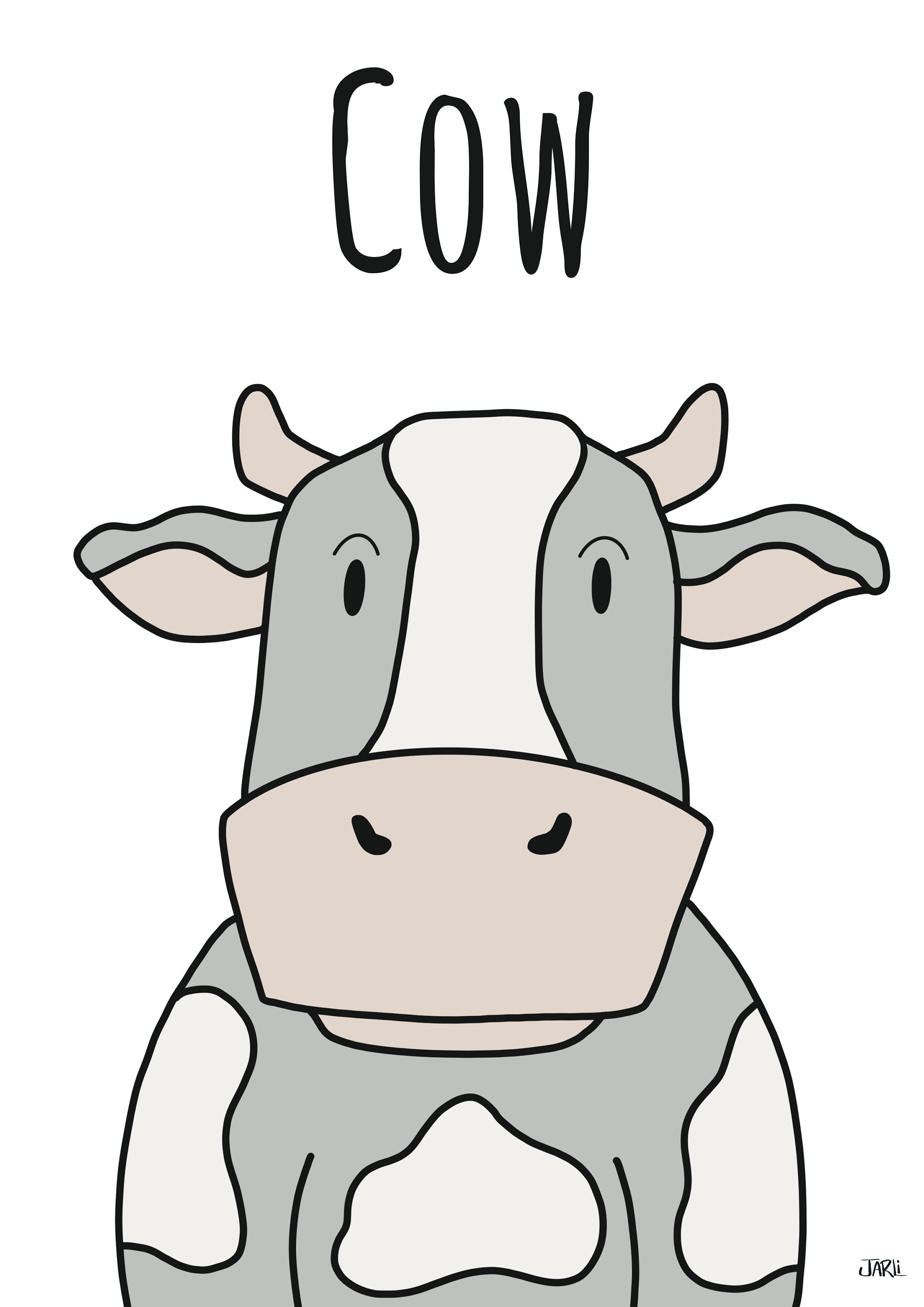 Farm Animal Prints Set of 6 Etsy