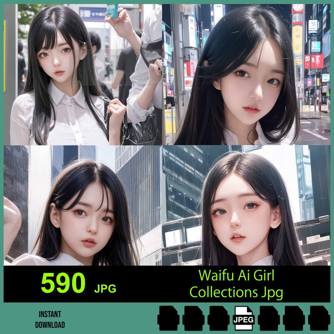 Waifu109 Office Lady AI Pretty Girl Art Digital Collections , 590pcs ...