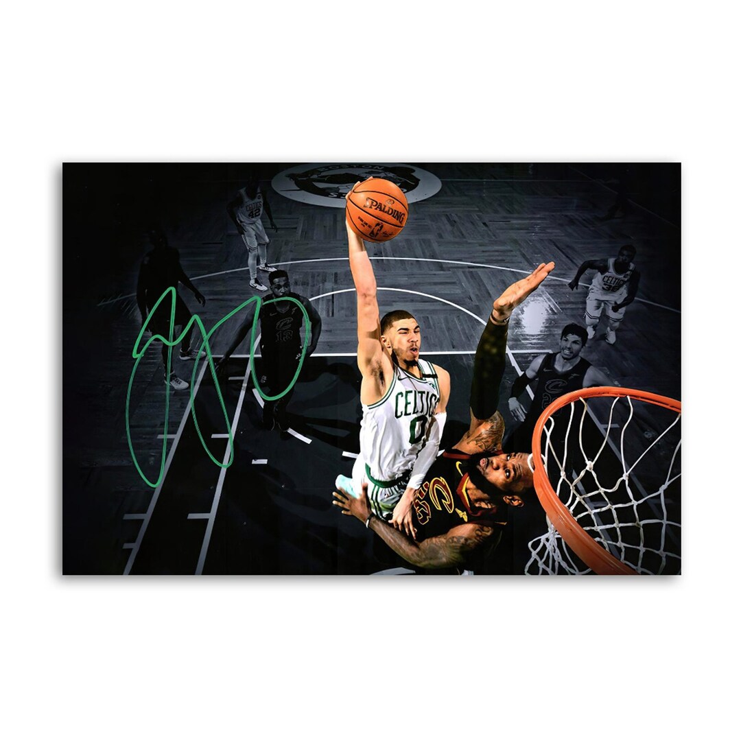 jayson tatum poster lebron