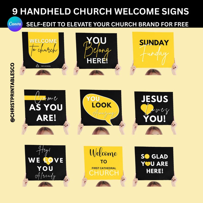 Church Welcome Sign - Etsy