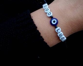 Good luck bracelet Evil eye bracelet Lucky bracelet Friendship bracelet Protection bracelet Gift for Good luck Gift for friend Wish bracelet