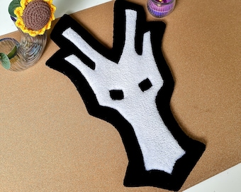 Skyrim Drachenhöhlen-Teppich (getuftet) / Skyrim-Kollektion / The Elder Scrolls / Bethesda / Drache / Wohnaccessoires / Videospiel / Retrogaming / Tufting