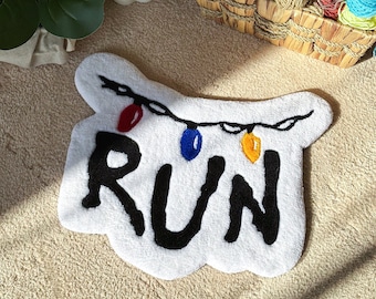 Stranger Things Teppich / Stranger Things Run / Netflix Stranger Things / Stranger Things Kultig / Freunde lügen nicht / Tufting / Getufteter Teppich