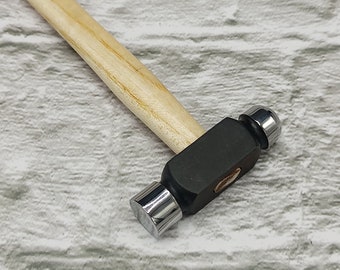Martillo de bola de 4 oz para hacer joyas Martillos de cabeza plana y de bola para joyeros