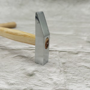 Niethammer zum Spreizen von Nietköpfen Hammer für Uhrmacher Hammer für die Schmuckherstellung Hammer zum Egalisieren von Nieten Ideal für Metallarbeiten