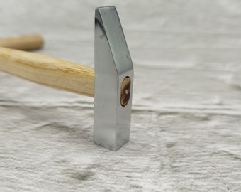 Niethammer zum Spreizen von Nietköpfen Hammer für Uhrmacher Hammer für die Schmuckherstellung Hammer zum Egalisieren von Nieten Ideal für Metallarbeiten