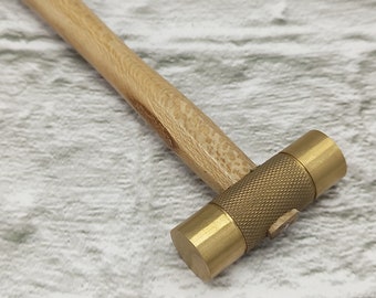 Martillo de latón Mini Martillo para estampar metal Martillo ligero para joyeros