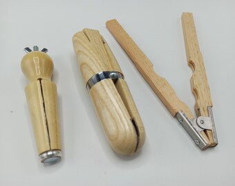 Ring Holding Clamp Wooden Clamps Jewelry Holding Clamp Wood Ring Holders