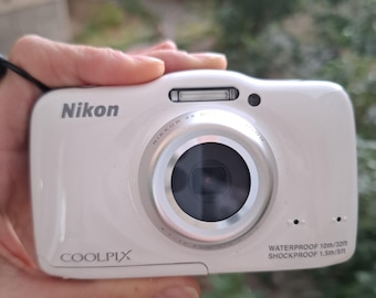 Nikon Coolpix AW100 16.0MP Digital Camera Orange Waterproof - Etsy