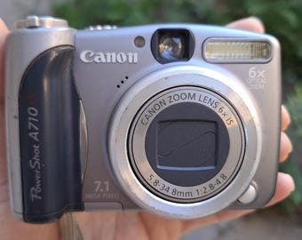 Canon Powershot A710 IS 7.1MP Digital Camera - Etsy