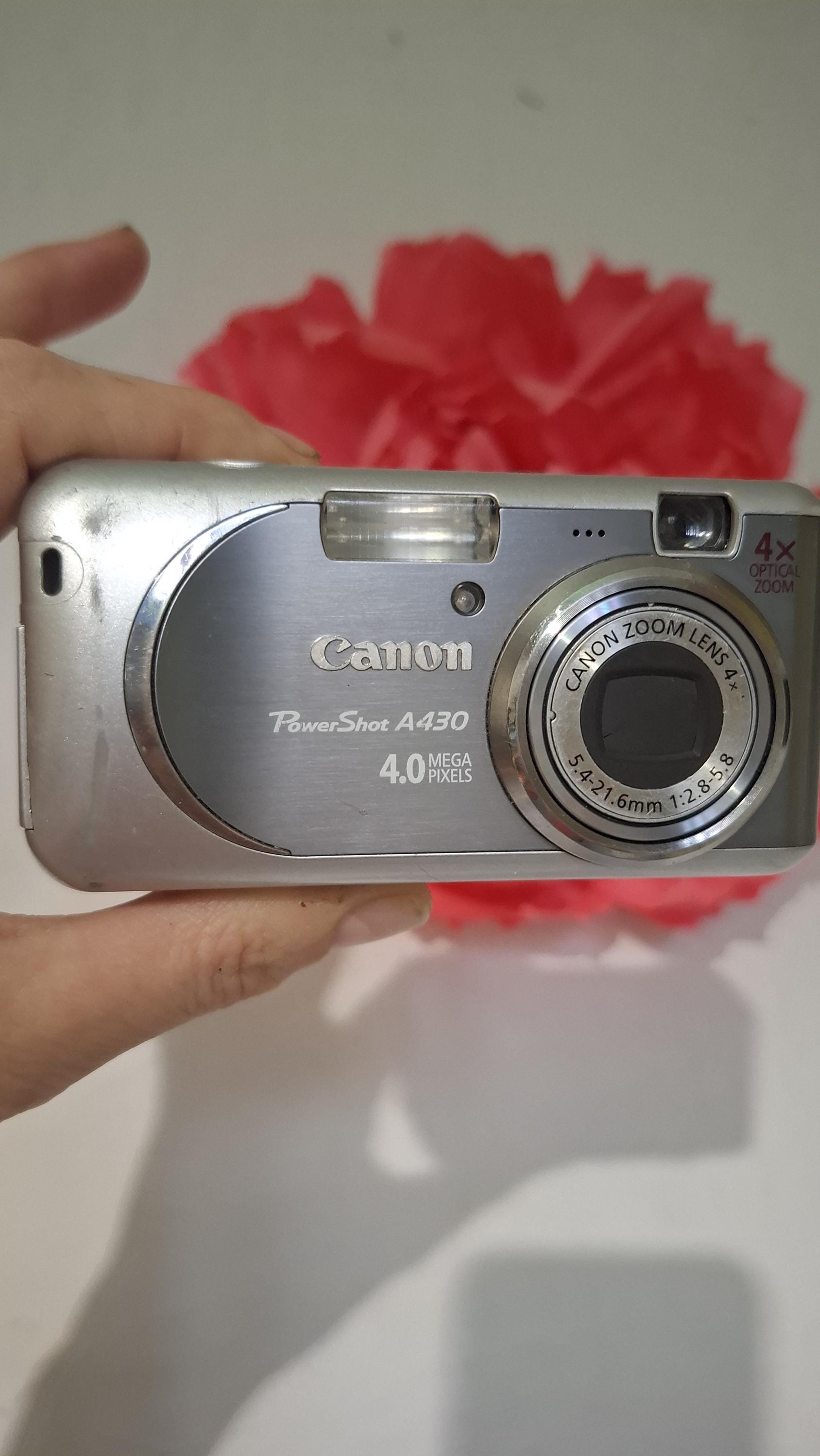 【超美品】Canon PowerShot A430 デジカメ　希少　シルバー Canon Powershot A430 - Etsy