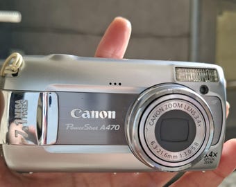 Canon PowerShot A470 コンパクトデジタルカメラ、7.1MP、3倍光学ズーム、テスト済み、動作確認済み
