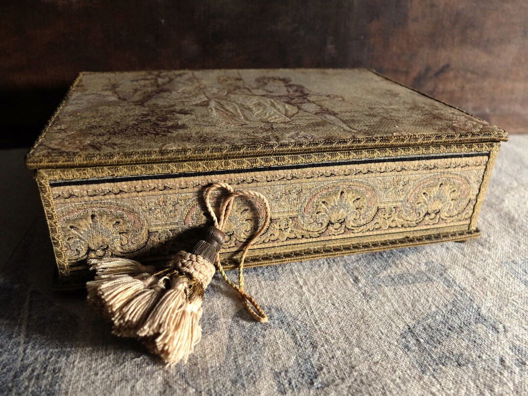 French Fabric Dresser Box/ Marquise De Sévigné/ Etsy
