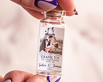 Thank you for celebrating with us, Thank you Favors, Wedding Favors with Photo, Personalized Gifts for Guests in bulk, Party Favors Boxes