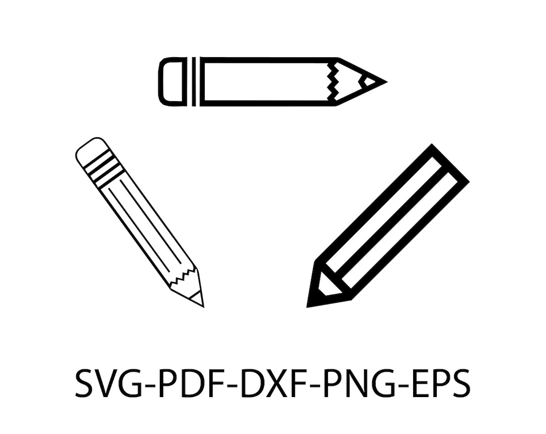 Pencil SVG, Vector Pencil, School Pencil SVG, School SVG, Pencil ...