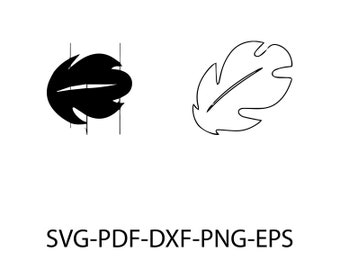 Lilo Leaf Stencil - Etsy UK