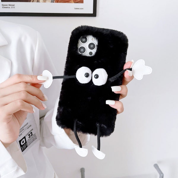 Cute hairy iPhone Case, For iPhone 13 12 11 Pro Max