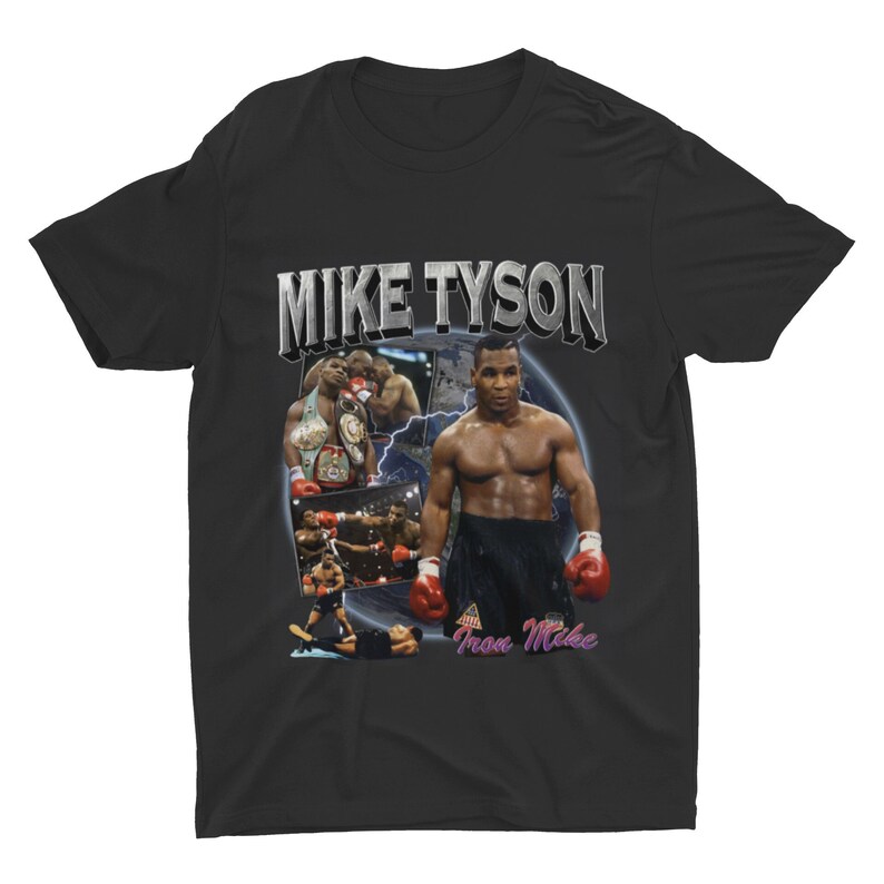 ICONIC Mike Tyson Homage T Shirt Iron Mike Tyson Boxing T Etsy