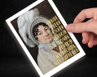 Birthday Cards, Unique Blank Cards for all Adult Occasions, Altered Art