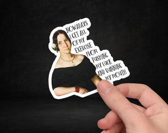 Unique Laptop Stickers Notebook Sticker Altered Art Sticker Funny Sticker Quote Sticker iPad Journal Stickers Kindle Unique Gifts for Her