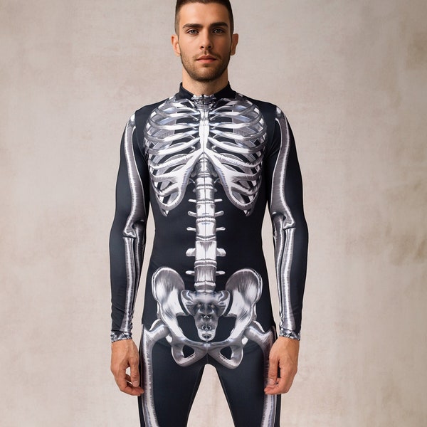 Silver Skeleton Costume, Skeleton Costume, Halloween Costume Men, Halloween Adult Costume, Halloween Costumes Men, Matching Couple Costumes