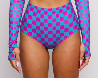Rave shorts met hoge taille: ondeugende festival- en feestkleding