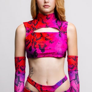 Rave Cutout Top, Woman Festival Top, Festival Crop Top, Rave Party Top, Women Party Clothing, Burning Man Wear, Rave Wear Fashion Style