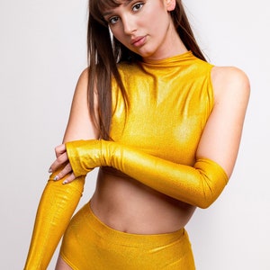 Yellow festival top clearance