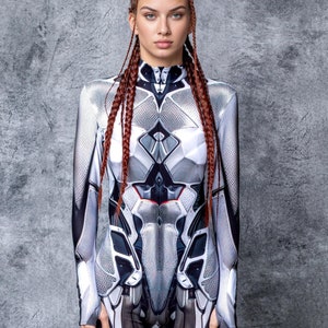 Cosplay Costume Women, Droid Costume Women, Robot Costume Women, Cyber Costume, Adult Women Costumes, Cosplay Bodysuit, Cosplay Costume