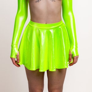 Cloche Neon Skirt, Woman Rave Skirt, Festival Skirt, Rave Women Clothing, Rave Outfit, Festival Outfit, Rave Clothing, Burning Man Outfit