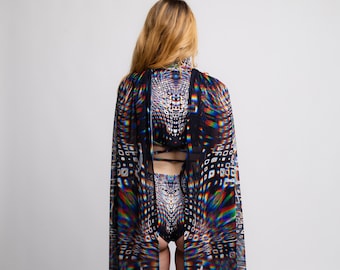 Rave Party Wings, Rave Mesh Wings, Festival Mesh Wings, Woman Wings, Festival Party Clothing, Burning Men Clothing, Rave Wear Fashion Style