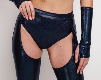 Rave Woman Chaps, Rave Women Clothing, Festival Outfit, Rave Wear, Rave Clothing, Burning Man Clothing, Festival Chaps, Bell Bottom Chaps