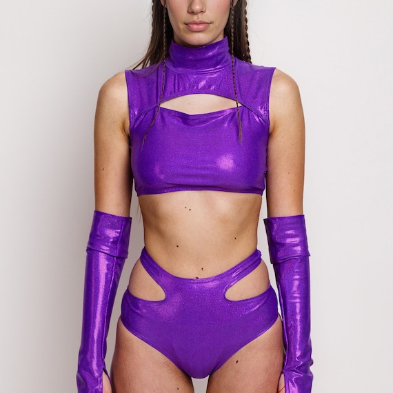 purple rave top
