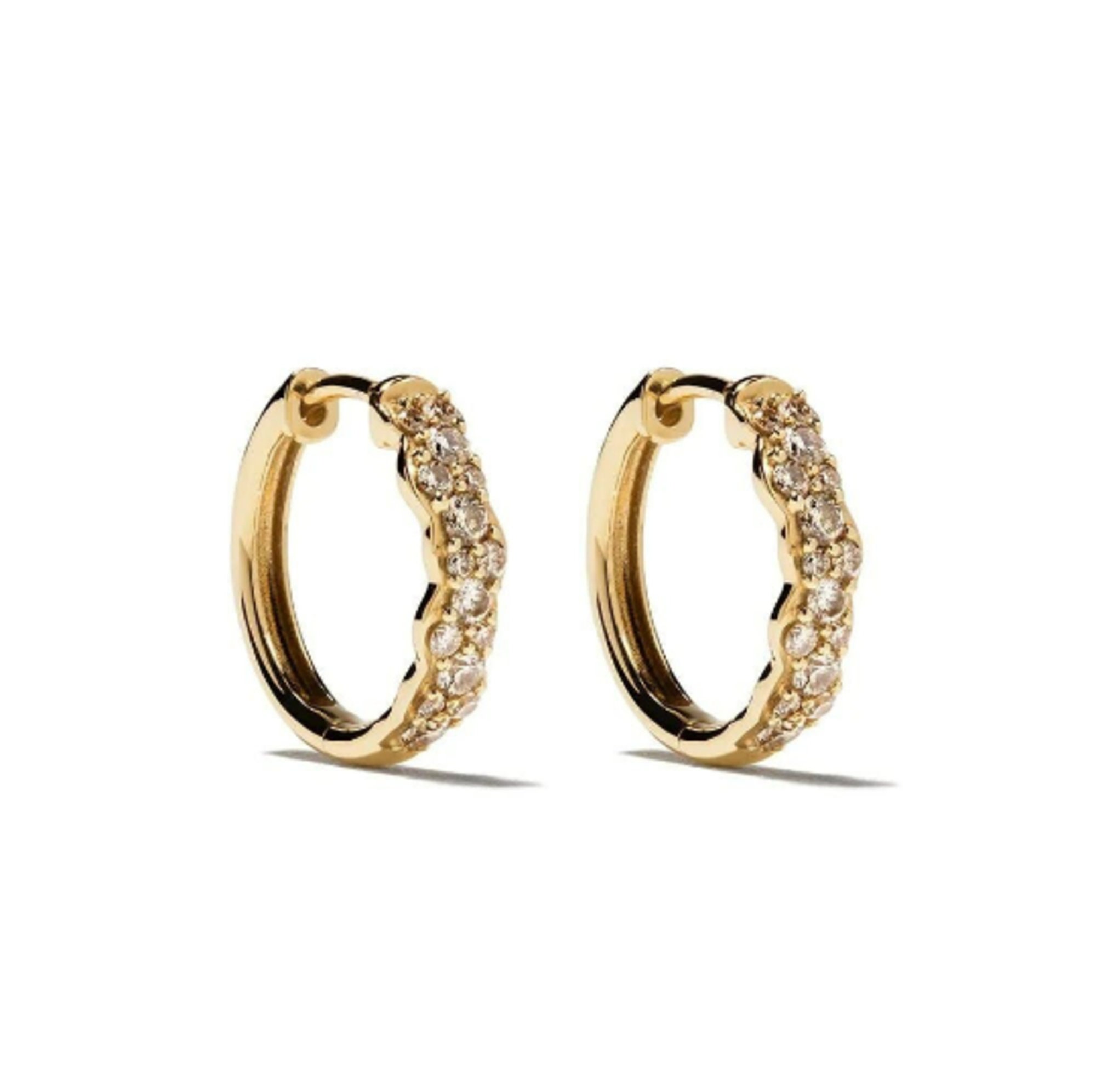 Buy Real Gold Design One Gram Gold Ring Type Bali Earrings for Women