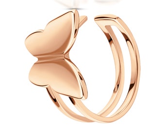 14k Gold Butterfly Ear Cuff, Non Piercing Ear Cuff Earring, Helix Party Wear Cuff, , Women Lovers Teens Jewelry
