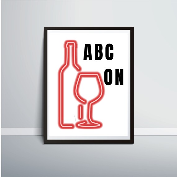 Printable ABC On/off Sign Digital Download ABC off Sign - Etsy Hong Kong