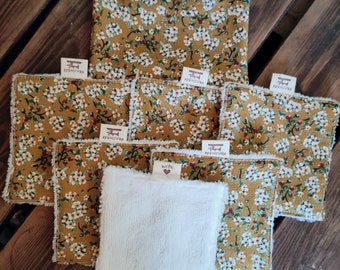 Lingettes démaquillante lavable et sa pochette