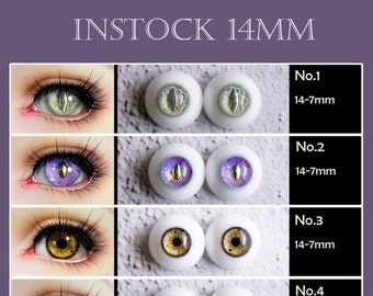 IN STOCK BJD eyes 14/7mm