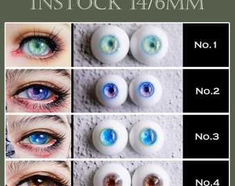 IN STOCK BJD eyes 14/6~14/8mm