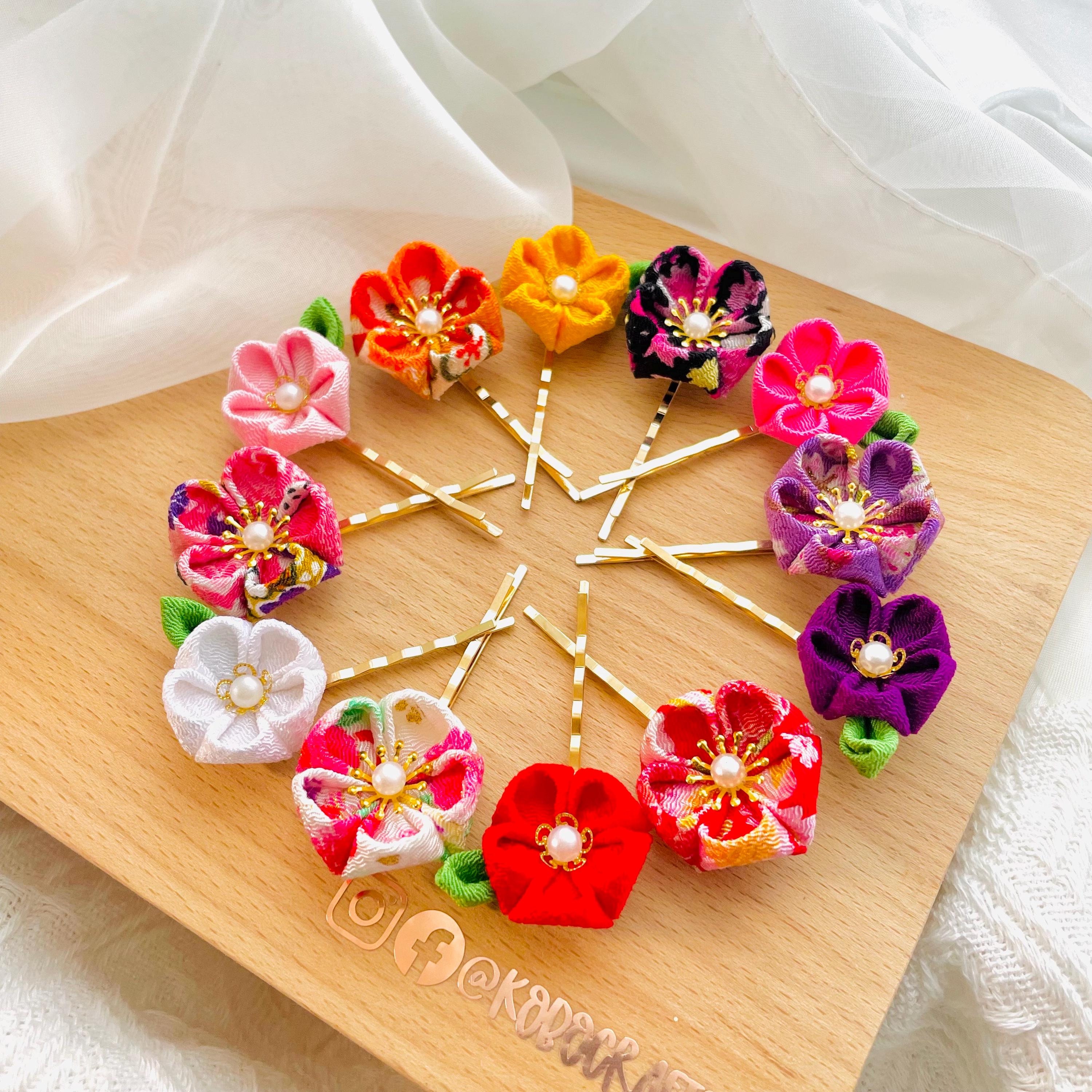 つまみ細工 アクセサリー - Etsy 日本