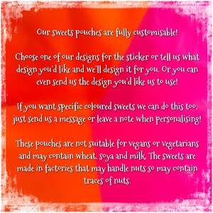 Bolsitas de dulces personalizadas para cumpleaños / Relleno para bolsas de fiesta infantil / Dulces personalizados / Dulces surtidos / Fútbol de sirena, unicornio y dinosaurio imagen 8