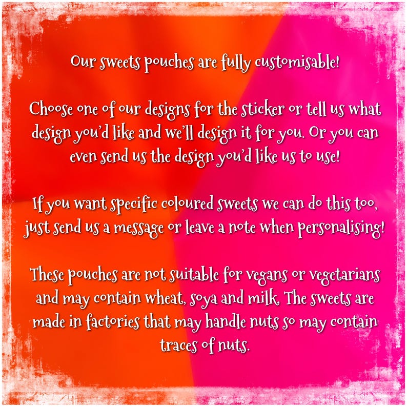 Bolsitas de dulces personalizadas para cumpleaños / Relleno para bolsas de fiesta infantil / Dulces personalizados / Dulces surtidos / Fútbol de sirena, unicornio y dinosaurio imagen 8