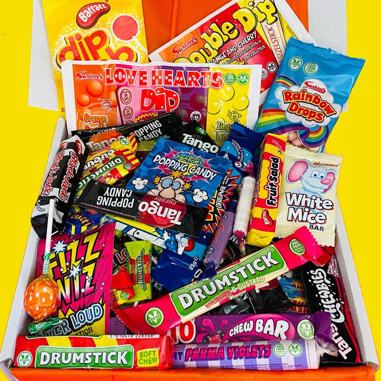 Retro Sweets Gift Box up to 1.4KG Personalised Hamper Filled Etsy UK