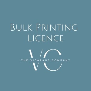 Massendrucklizenz – The Vicarage Company Printables