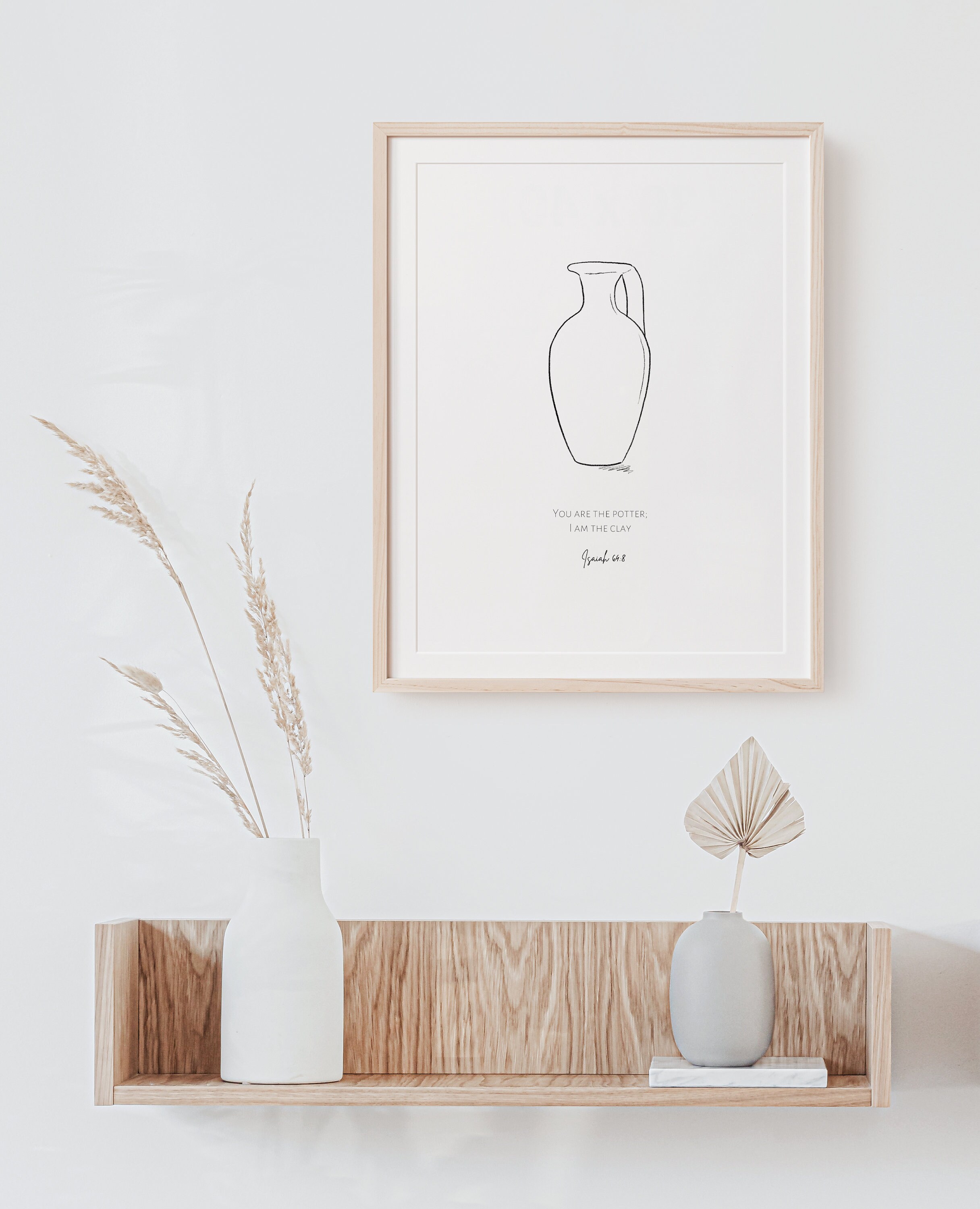 Printable Christian Line Art, Alabaster Jar, Bible Verse Art, Black and ...