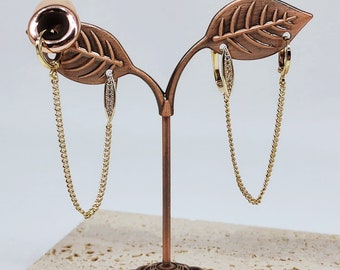 Gold/Silver Chain Earring: AirPods Anti-Loss Accessory