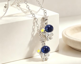 Astronaut Pendant Eyeglass Chain: Sunglasses Chain, Eyeglass Holders Around Neck, Glasses Necklace