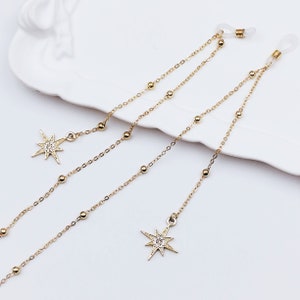 Gold,Silver,Eyeglasses chain, Sunglasses chain, Glasses chains,Eyeglasses strap,Glasses necklace, No glasses